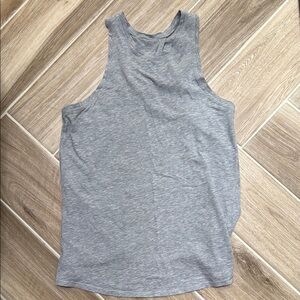 Lululemon Athletica Gray Tie Back Tank Top